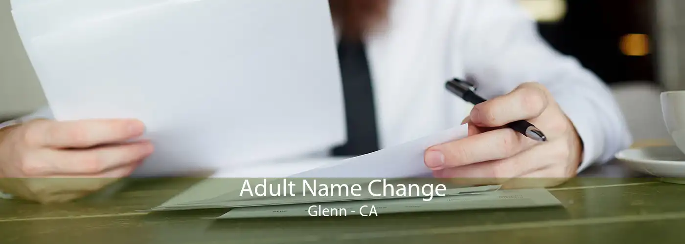 Adult Name Change Glenn - CA