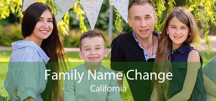  Family Name Change California