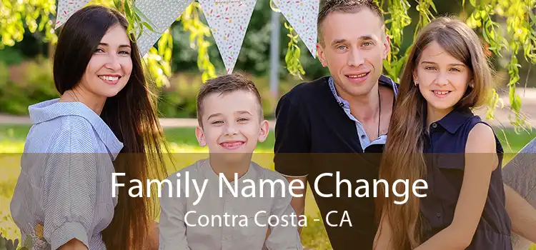  Family Name Change Contra Costa - CA