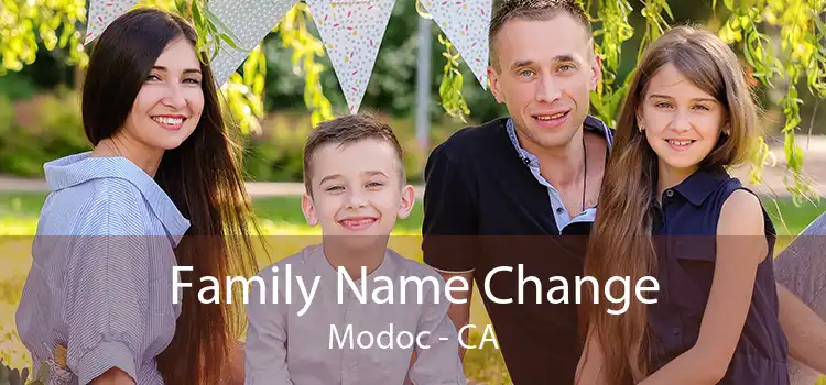  Family Name Change Modoc - CA