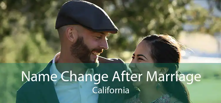  Name Change After Marriage California