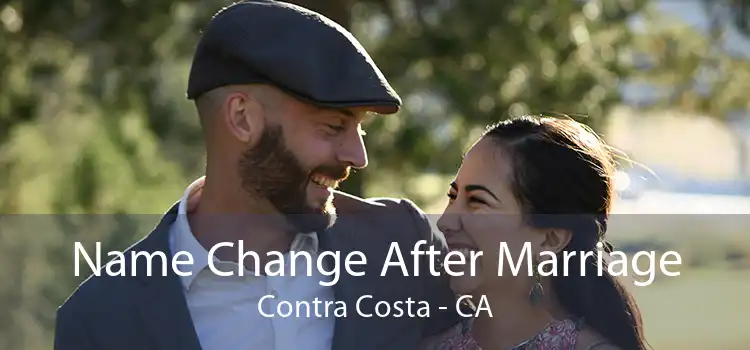  Name Change After Marriage Contra Costa - CA
