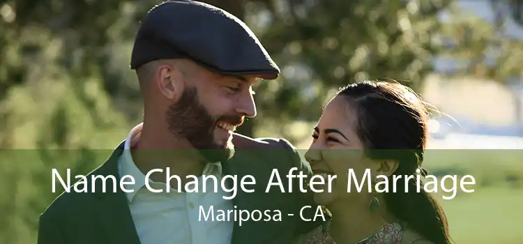  Name Change After Marriage Mariposa - CA