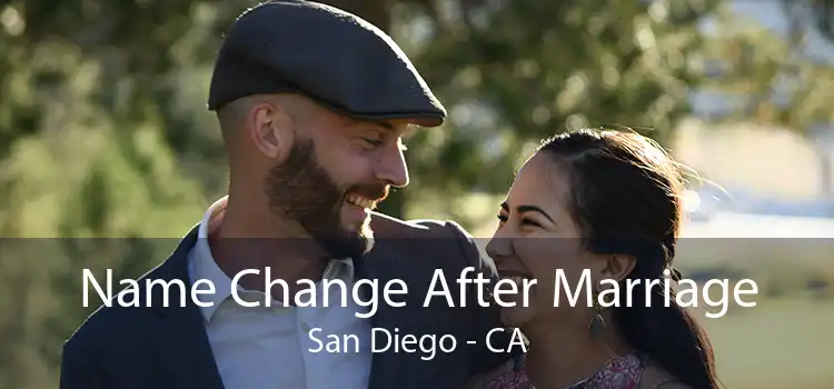  Name Change After Marriage San Diego - CA