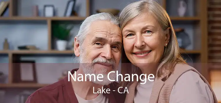  Name Change Lake - CA