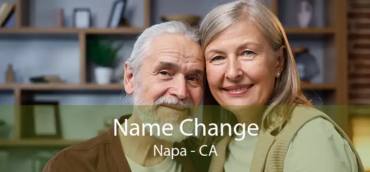  Name Change Napa - CA