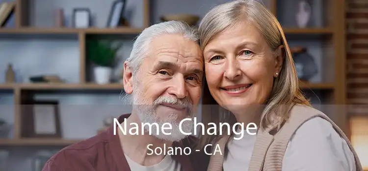  Name Change Solano - CA